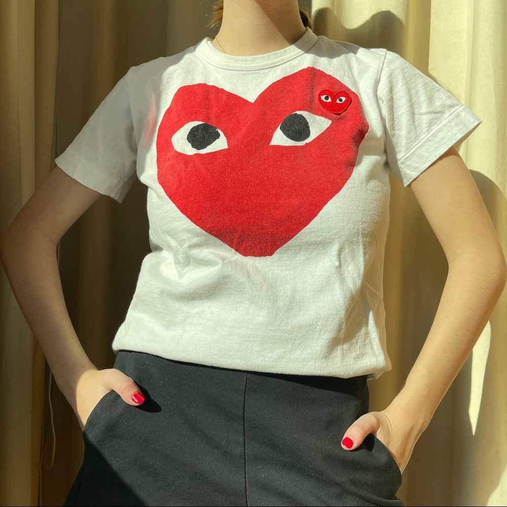Comme Des Garçons PLAY heart shirt